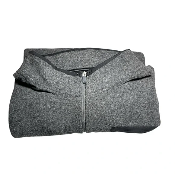 ADIDAS Primegreen Men's 1/4 Grey Quarter-Zip Pullover Golf Pocket FLEECE Sz 3XLT - Picture 9 of 11